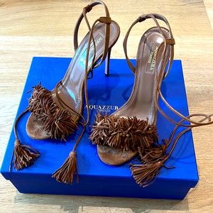 Aquazzura Fringe sandals